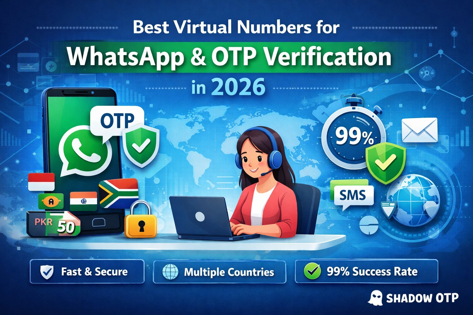 Best Virtual Numbers for WhatsApp & OTP Verification in 2026 - Shadow OTP Blog