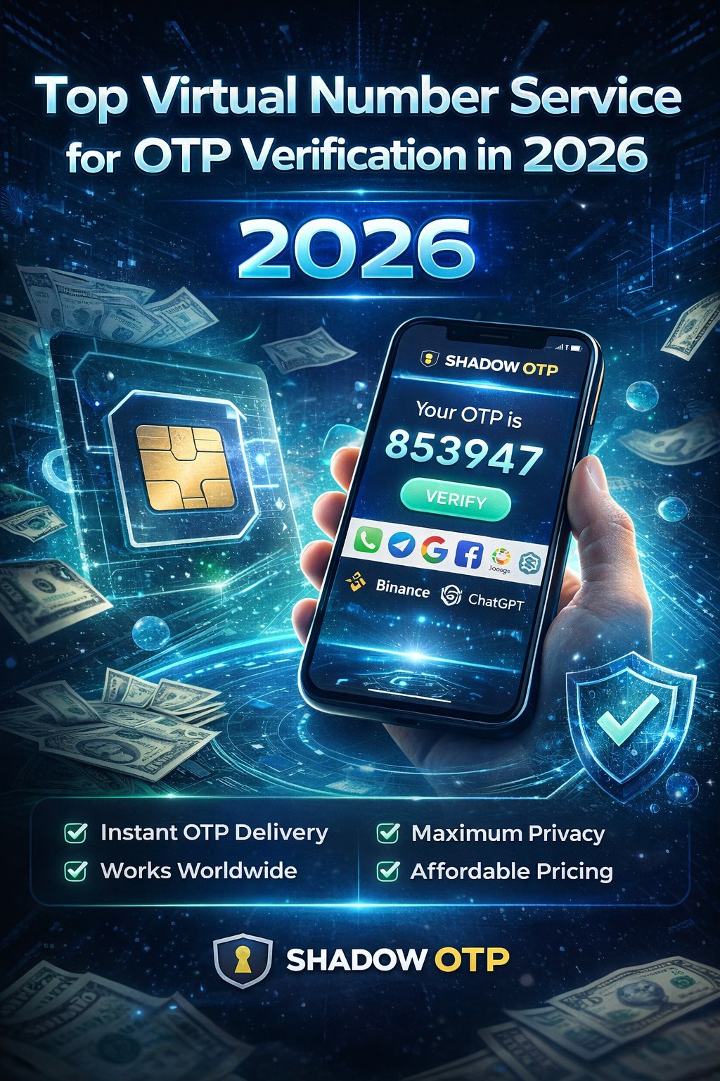 Top Virtual Number Service for OTP Verification in 2026 - Shadow OTP Blog